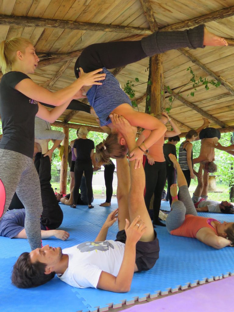 acro yoga summersalt yoga